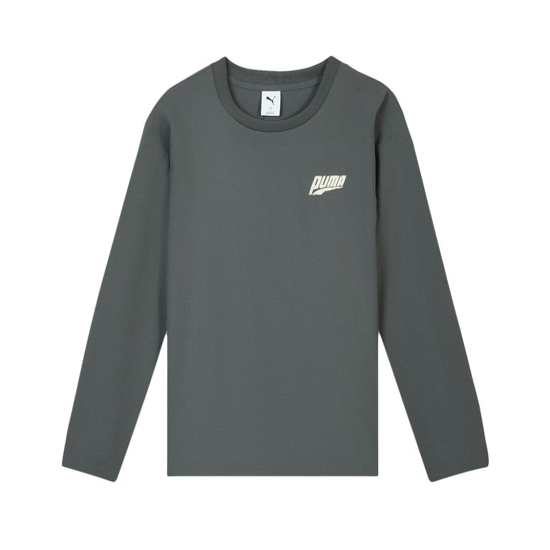 

Puma Round Neck Sports Casual Long Sleeve T-Shirt Unisex Tops 697030-77 XL