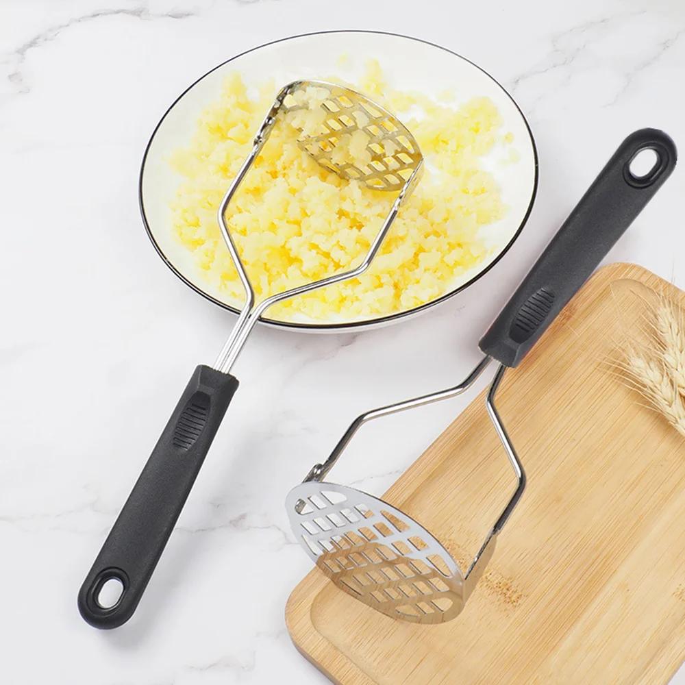 1 bucă manuală din oțel inoxidabil pentru zdrobire de cartofi usturoi zdrobitor de cartofi creativ, dovleac, zdrobitor de cartofi dulci, gadgeturi de bucătărie
