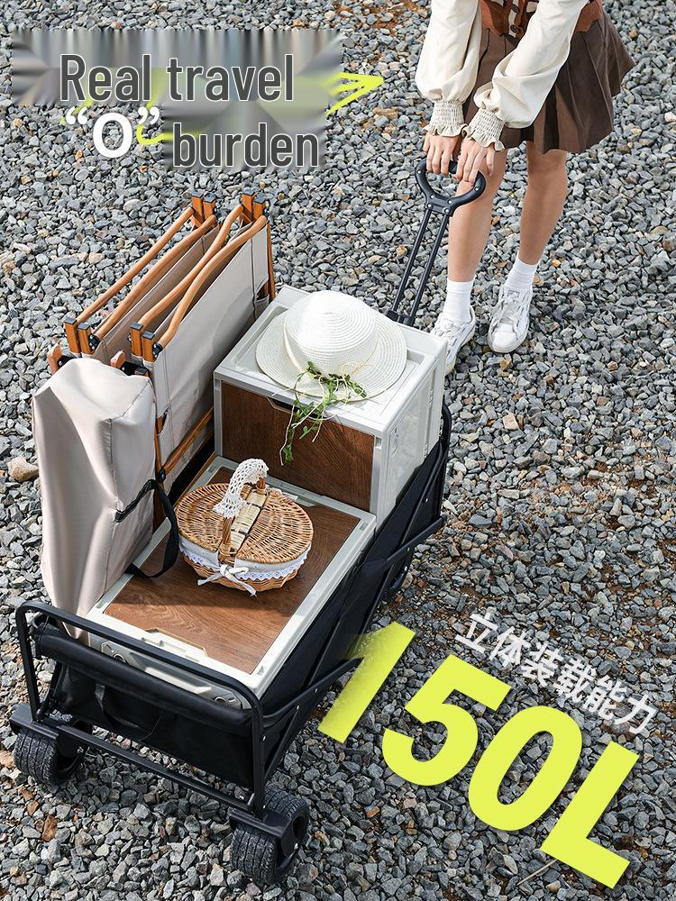 Portable Folding Camping Trolley Cart