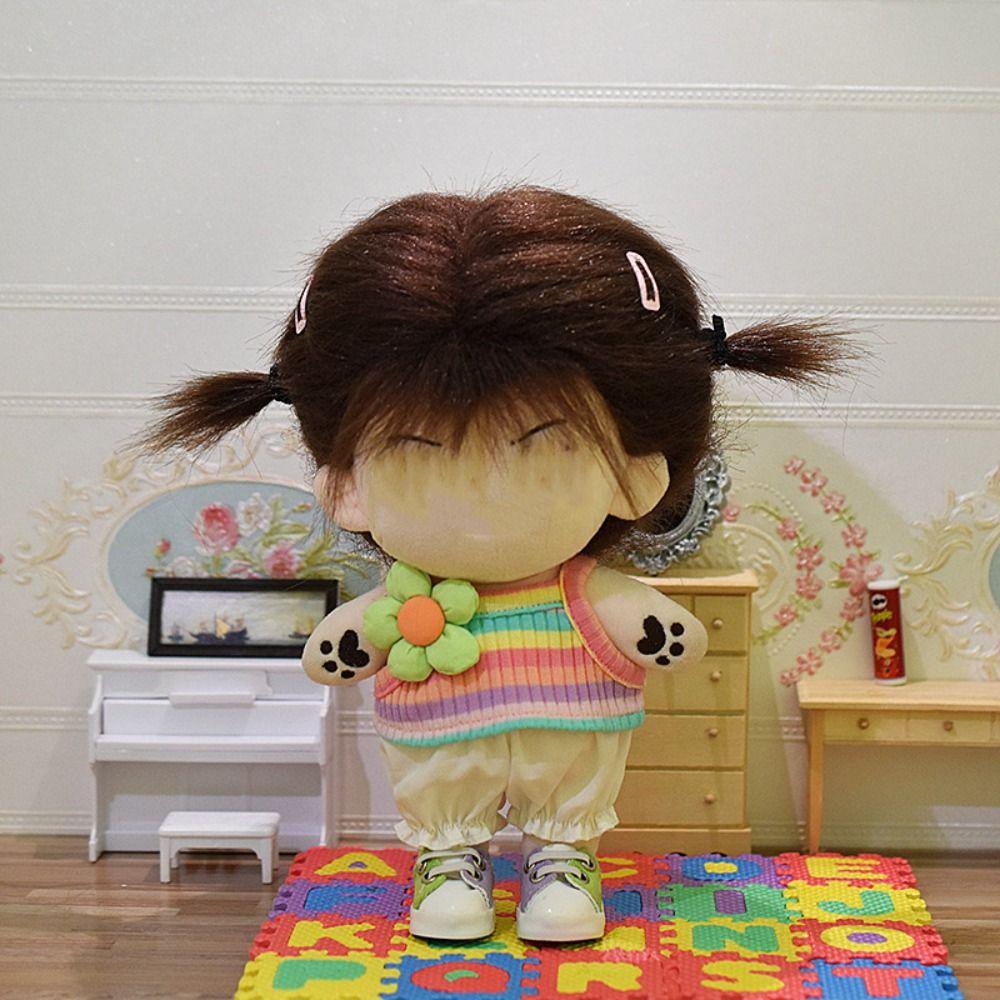Dress Game Summer Outfit Miniature Sling Trousers 20cm Doll Clothes Dolls Accessories 3D Flower