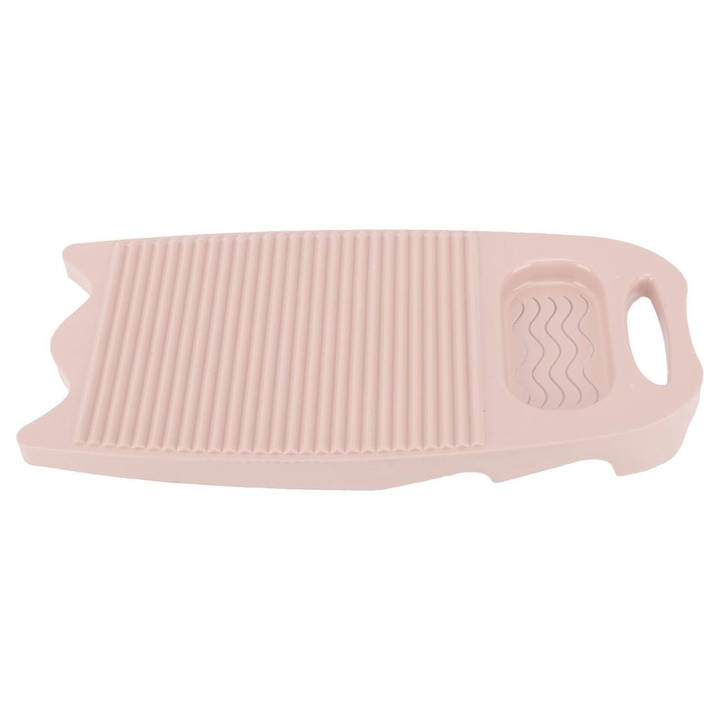 Hand Washboard Plastic Laundry Wash Board with Soap Holder Household Washing Board Pink