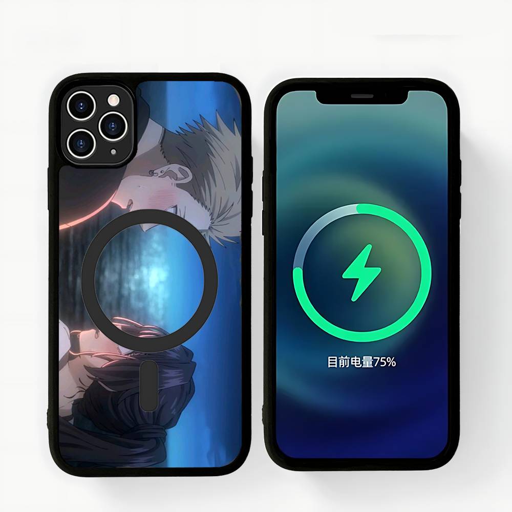 Anime Cute Kaoruko And Rintarou For Magsafe Magnetic Phone Case for iPhone 17 16 15 14 13 12 11 Plus Pro Max PC+TPU Cover
