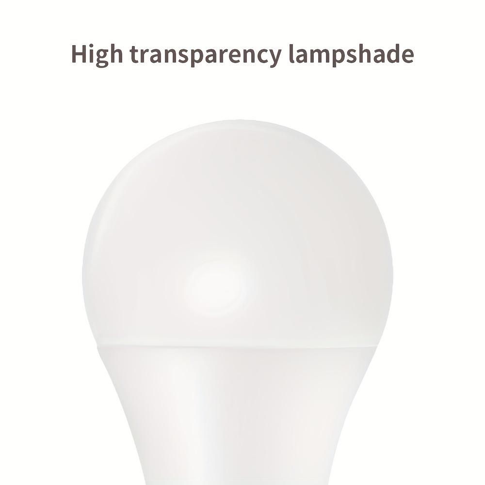 1PC 5W LED Bulb,Bright White 6500K,80W Equivalent, 15000 Hours, E27 Standard Base,Suitable For Bedroom Living Room Home Office