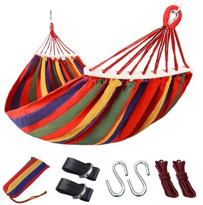 Timiland Livré avec Rangement Livré avec Bois Fabriqué en Tissu Coton Doux Hamac, Autoportant, Intérieur, Anti-basculement, 1-2 Personnes, Extérieur, Hamac,