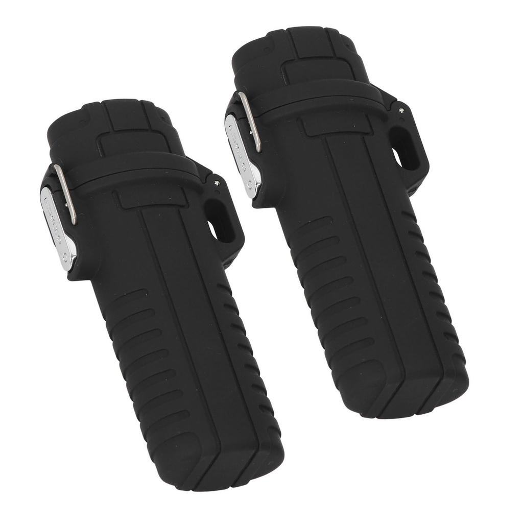 2 Pcs Water Proof Storage Tube Airtight Cover Rubber Sealing Ring Plastic Tube Storage Box for Outdoor Camping Travel