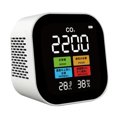 RYOTAKU Karbondioksit Konsantrasyon Ölçer CO2 Sensörü Yüksek Doğruluklu CO2 Monitörü Japon Ekranı Büyük Ekran NDIR Yöntemi Alarm Serbest Bırakma Fonksiyonu