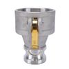 Aluminum Type DA Hose Fitting Cam and Groove Coupling Reducer 3 Inch Female and 2 Inch Male Thread