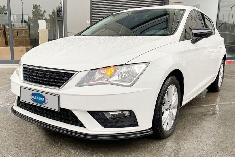 

Передняя лип спідниця 2017-2020 (черная) для Seat Leon