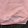 European and American Pink Casual Loose Embroidered Hoodie
