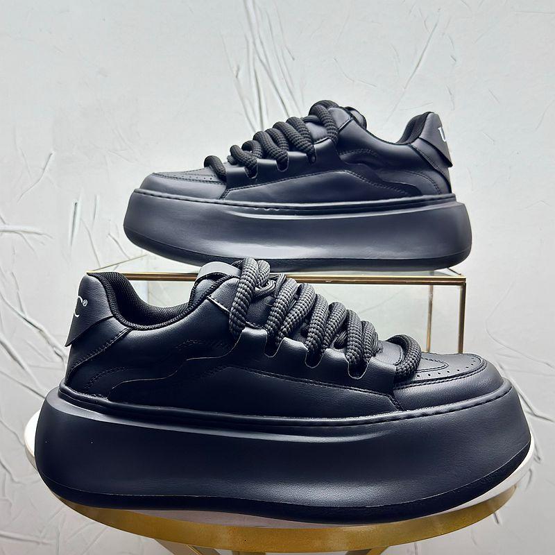 2026 new Genuine Leather men s casual shoes men s leather shoes men s shoes with light soft sole small white shoes men shoes 39