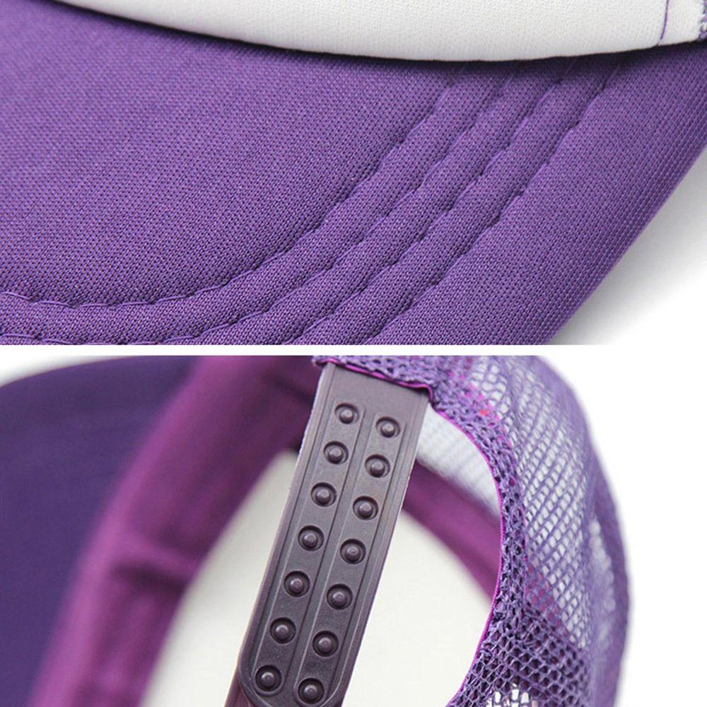 Spong Mesh Sun Visor Hat Breathable Peaked Cap Fashion Baseball Cap Outdoor Sports