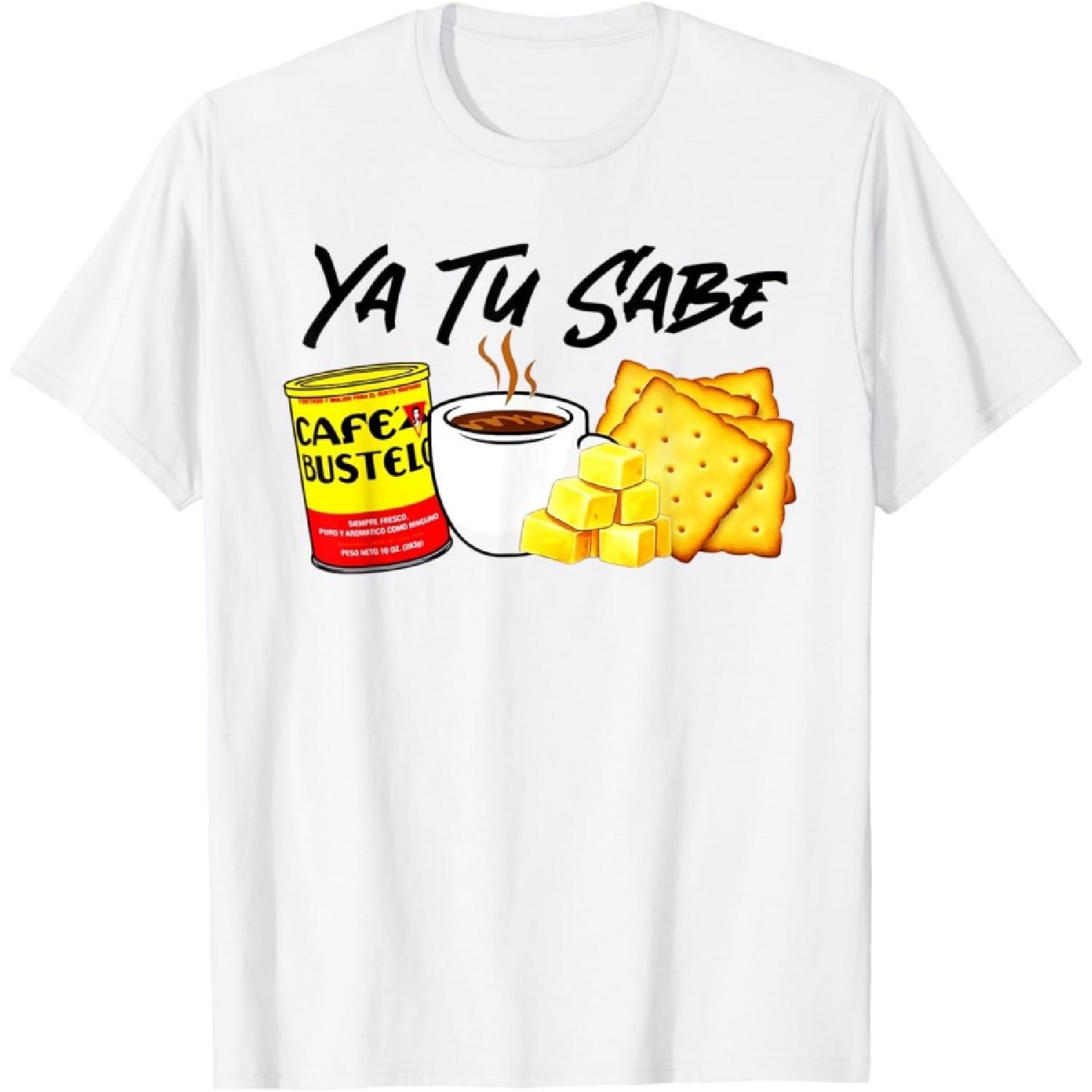 Cafecito y Pan Dulce Cafecito Y Chisme Latina Mexican Food T-Shirt S