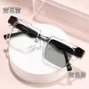 European Style Oversized Square Sunglasses Photochromic UV Protection Flat/Myopia Glasses Fashion Color Mix Retro Design