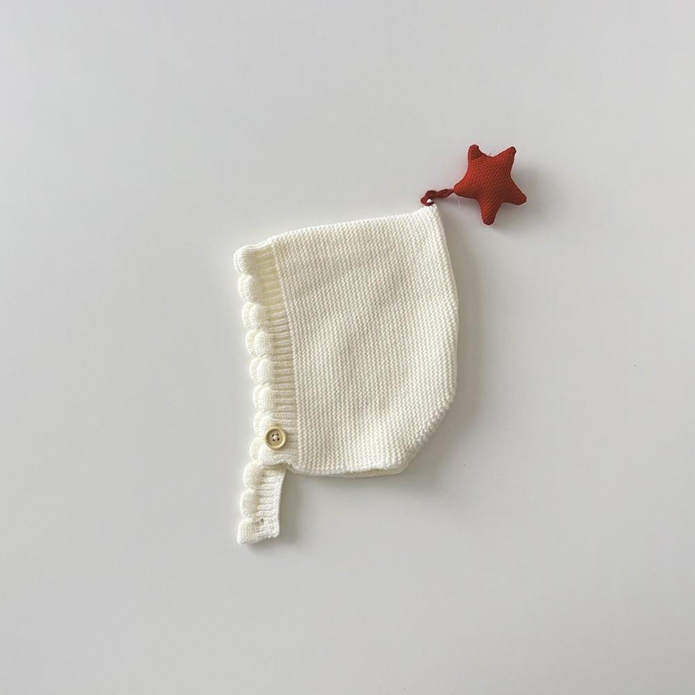Windproof Design Baby Beanie Hat Soft Material Warm Star Beanie Windproof Baby Hat Autumn Season