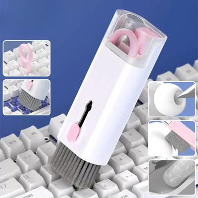 Keyboard Cleaning Kit 7-in-1 Laptops Cleaner with Keycap Puller, Multifunctional Keyboard Brush Cleaning Set for Phone