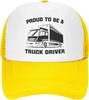 Truck Driver Cute Funny Trucker Caps Womens Hiking Hats Proud To Be A Truck Driver Summer Outdoor Humor Hats