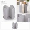 Rotating Disposable Cup Holder Organizer 360 Degree Swivel Storage Rack for Office Kitchen Countertop Space Saving