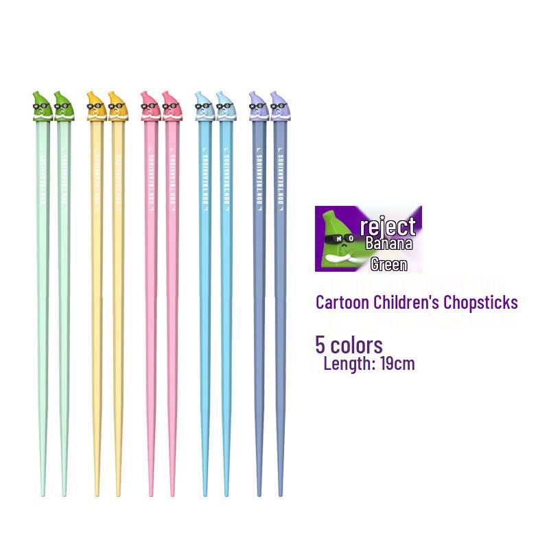 

Cute Cartoon Portable Silicone Children s Chopsticks