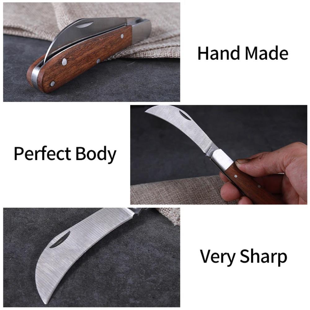 Professional Gardening Pruning Knife Sharp Single Open Knife Foldable Grafting Cutter Seedling