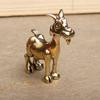 Statua di Capra in Ottone Vintage - Intricata Scultura Animale Retrò Tè Pet per Arredamento Casa e Ufficio, Ideale per Collezionisti, Soggiorno