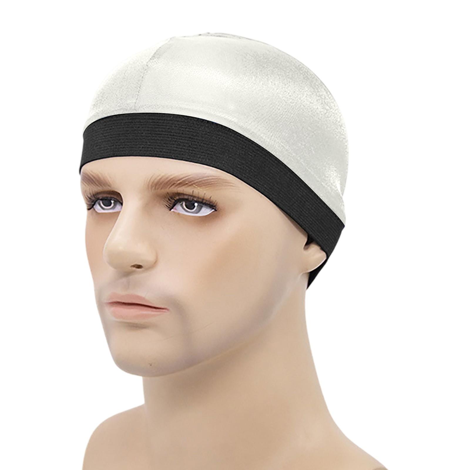 

Men s And Women s Fashion Silk Breathable Bottom Wig Cap One Size бежевый