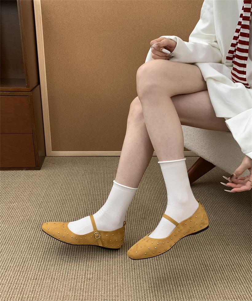 French inner retro Mary Jane single shoes women's shoes 2025 new spring Korean version temperament black commuter shoes