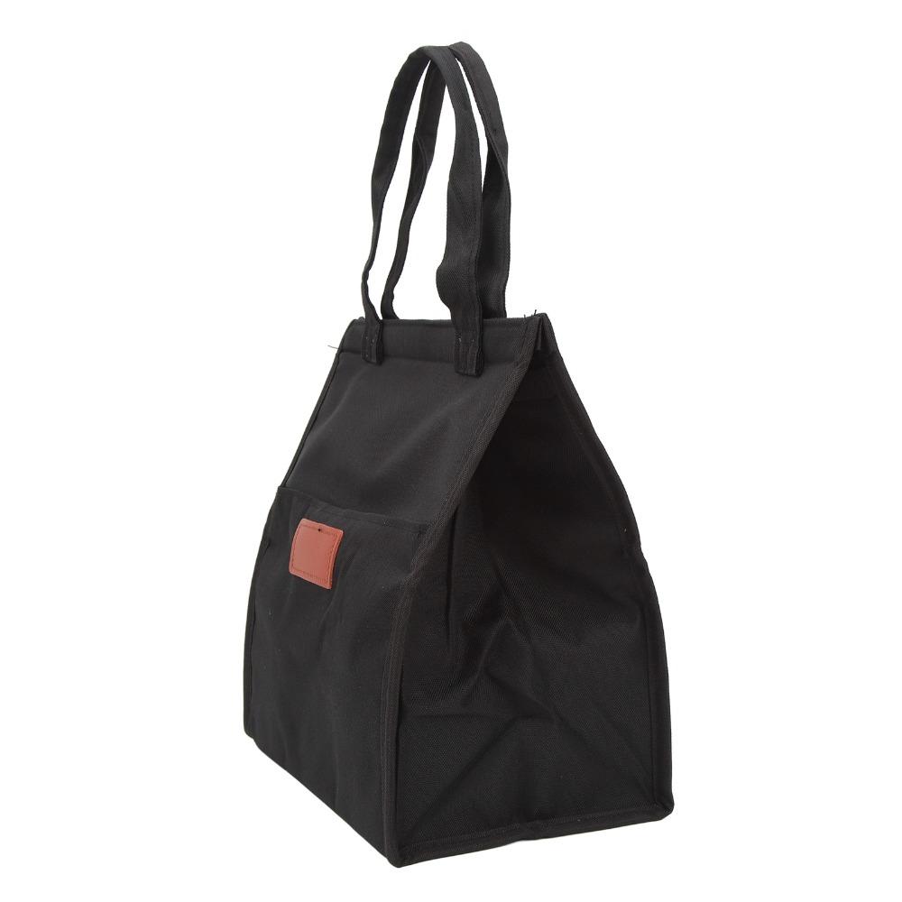 With Pockets Insulated Lunch Bag Reusable Thermal Insulation Lunch Box  for Picnic