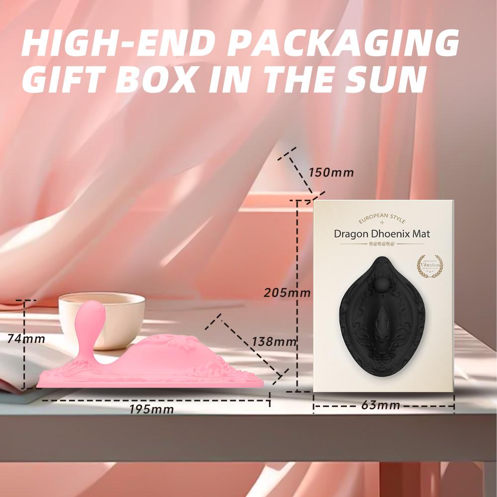 Adult Sex Toys Dragon and Phoenix Cushion Vibration Massager Anal Tamponade and Massage of the Perineum