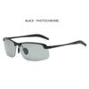 Men Pochromic Polarized Sunglasses Driving Fishing Chameleon Glasses Change Color Sun Glasses Day Night Vision UV400 Eyewear