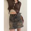 Belt Women's Simple Button Head Summer Decoration Jeans Student Brown Versatile Wide Belt Design Belt Black