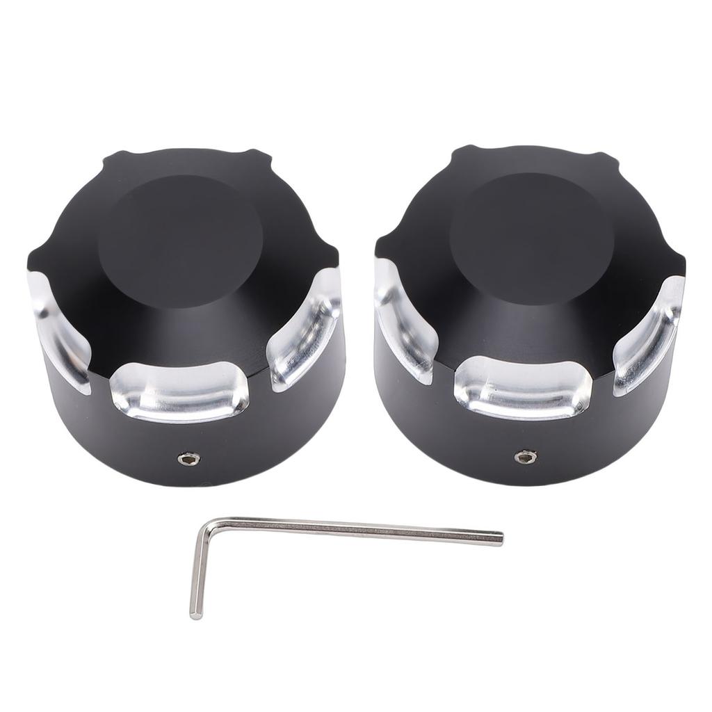 2pcs Rear Axle Nut Covers Caps Aluminium Alloy Rustproof Replacement for Spyder All Models 2008 to Later