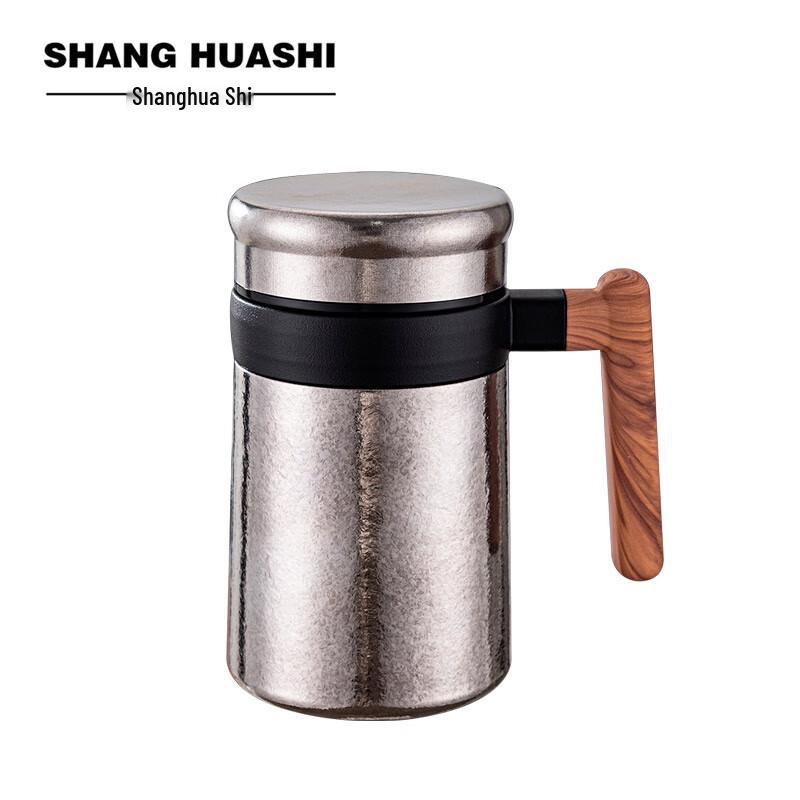 Shanghuashi Pure Titanium Office Tea Tumbler 500ML