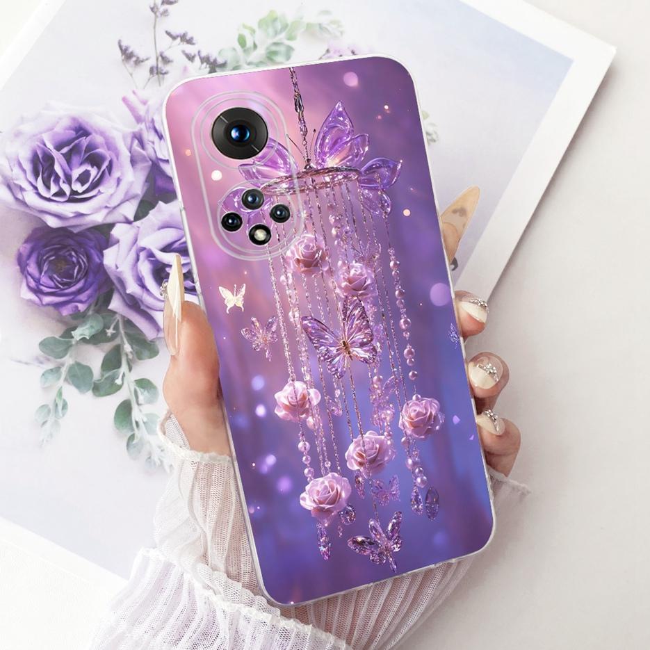 Für Honor 50 Pro Hülle RNA-AN00 Niedlicher Löwe Mode Bemalte Abdeckung Weiche Silikon Handyhülle Für Honor 50 Honor50 Pro Rückseite Taschen