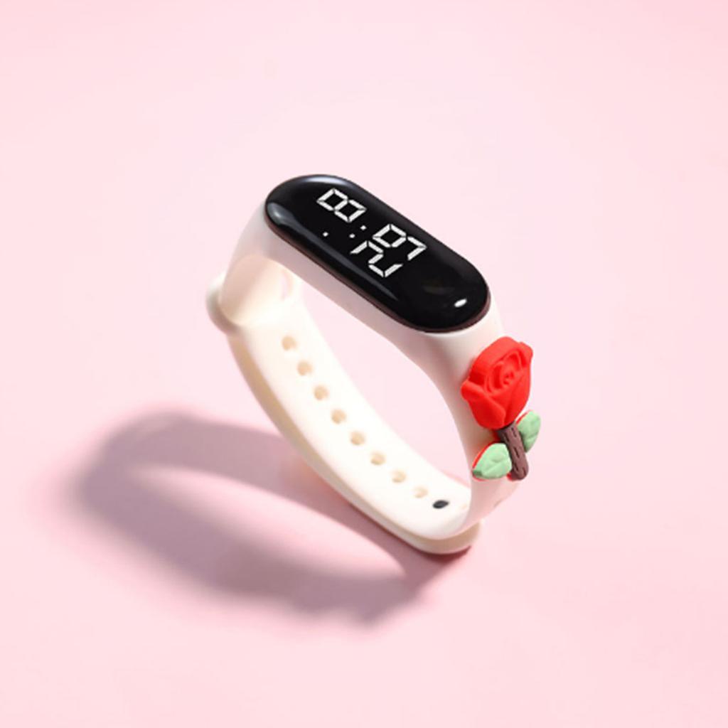 DIY Doll Watch; Customized Silicone Strap Wristband Electronic Watch; Doll Style Electronic Watch.