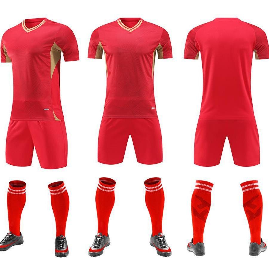 Fotbalový dres Set Pánský a Dámský Zápasový Dres Letní Fotbalový Tréninkový Dres Krátký Rukáv O