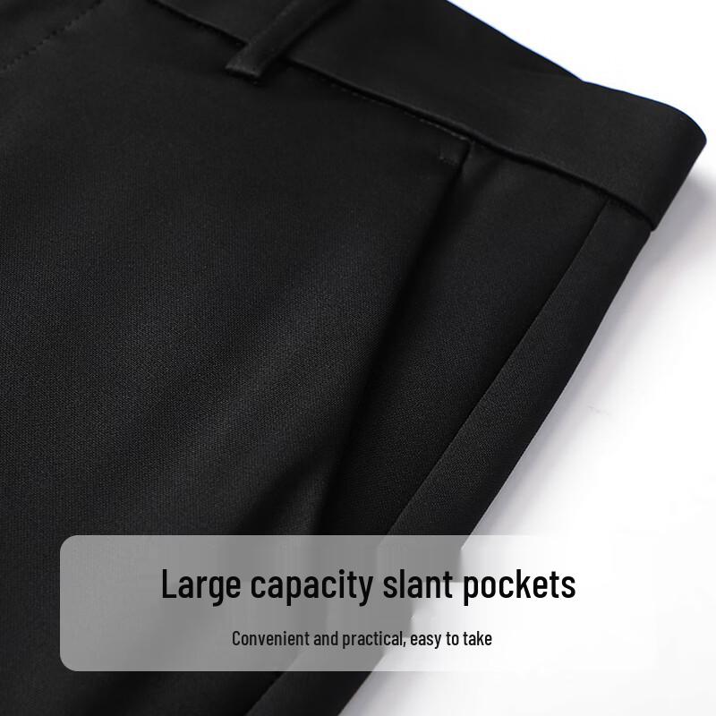 TUCANO Men's Wrinkle-Free Straight-Leg Dress Pants