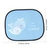 Vaguelly 2pcs Kids Car Sun Shade Cartoon Design Sun Shade Cut