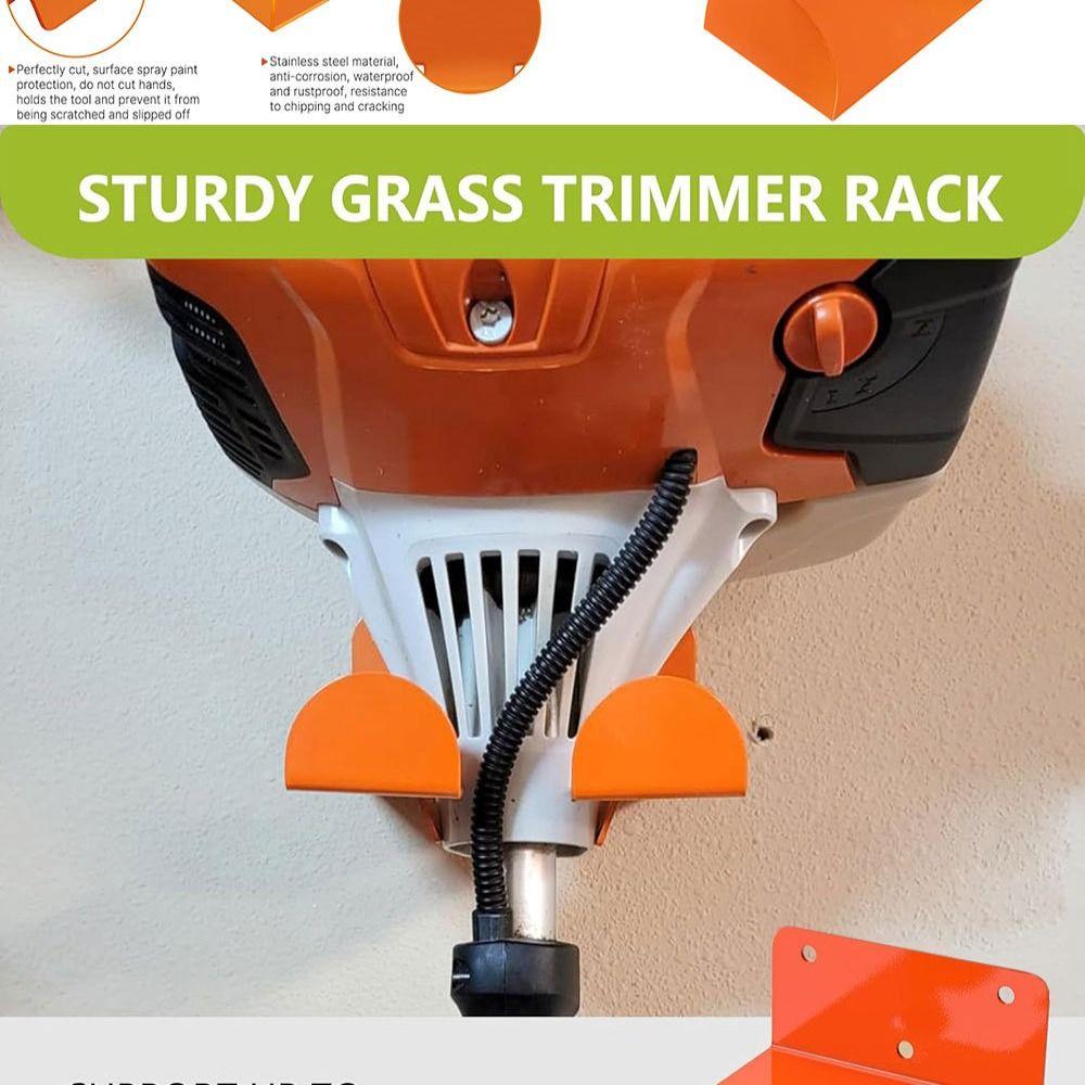 1Pcs Heavy-Duty Weed Whackers Holder Rust-Resistant Storage Holder  for Garage Organizer