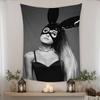 1PC Famous Singer AAriana Grande Tapestry Art Printing Japanese Wall Tapestry Anime Wall Hanging Home Decor