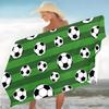 1pc Sports Style Soccer Print Beach Towel, Ideal Spring Summer Gift for Beach Travel Camping Picnic