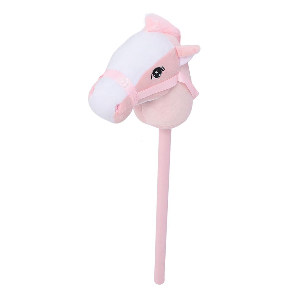 Hobby Horse Stick Toy 70cm Plush and PVC Cartoon Simulated Plush Handcrafted Hobby Horse