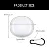 Clear Earbud Case Shock Absorbent  Protective Cover High Transparency Soft Earphone Protector Small for Small Earbud X7