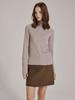 NOUVE Stitch Turtleneck Warmer T-Shirt - Mocha