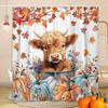 Cactus Shower Curtain Bathroom With Black White Western Decoration, Green Cactus Bathroom Shower Curtain With Hook,