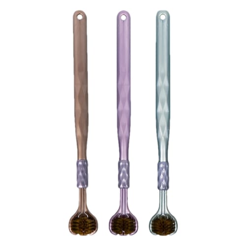 

Triple Bristle Toothbrush, Three-Sided Toothbrush - Triple-Head Soft Toothbrush, Multi-Sided Toothbrush, Non-Slip Triple Action Toothbrush, for Adults