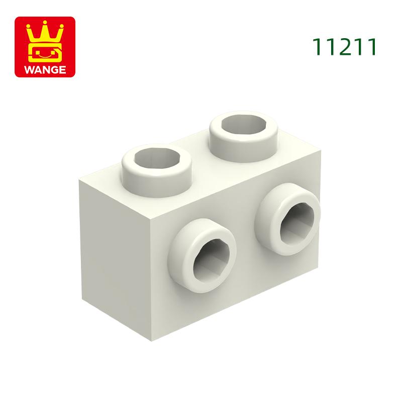 

Non-Toxic 122Pcs/Lot 11211 Modified 1X2 With Studs On Side Blocks Moc Color Accessories Compatible With Brick Children Toys Assembly about 122pcs