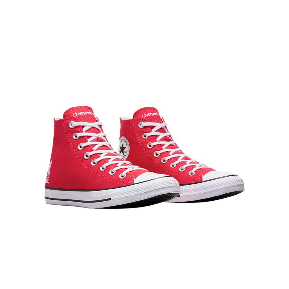 Liverpool F.C. X Converse Chuck Taylor All Star High The Next Generation Unisex Sneakers Red Tomato White A07260C