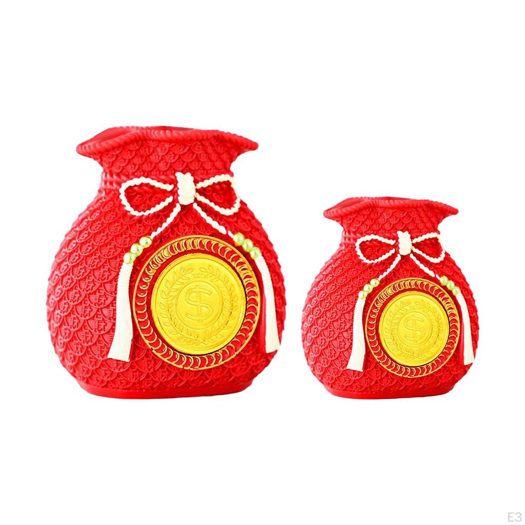 Decorative Vase In Money Pouch Desktop Ornament for Kitchen Wedding