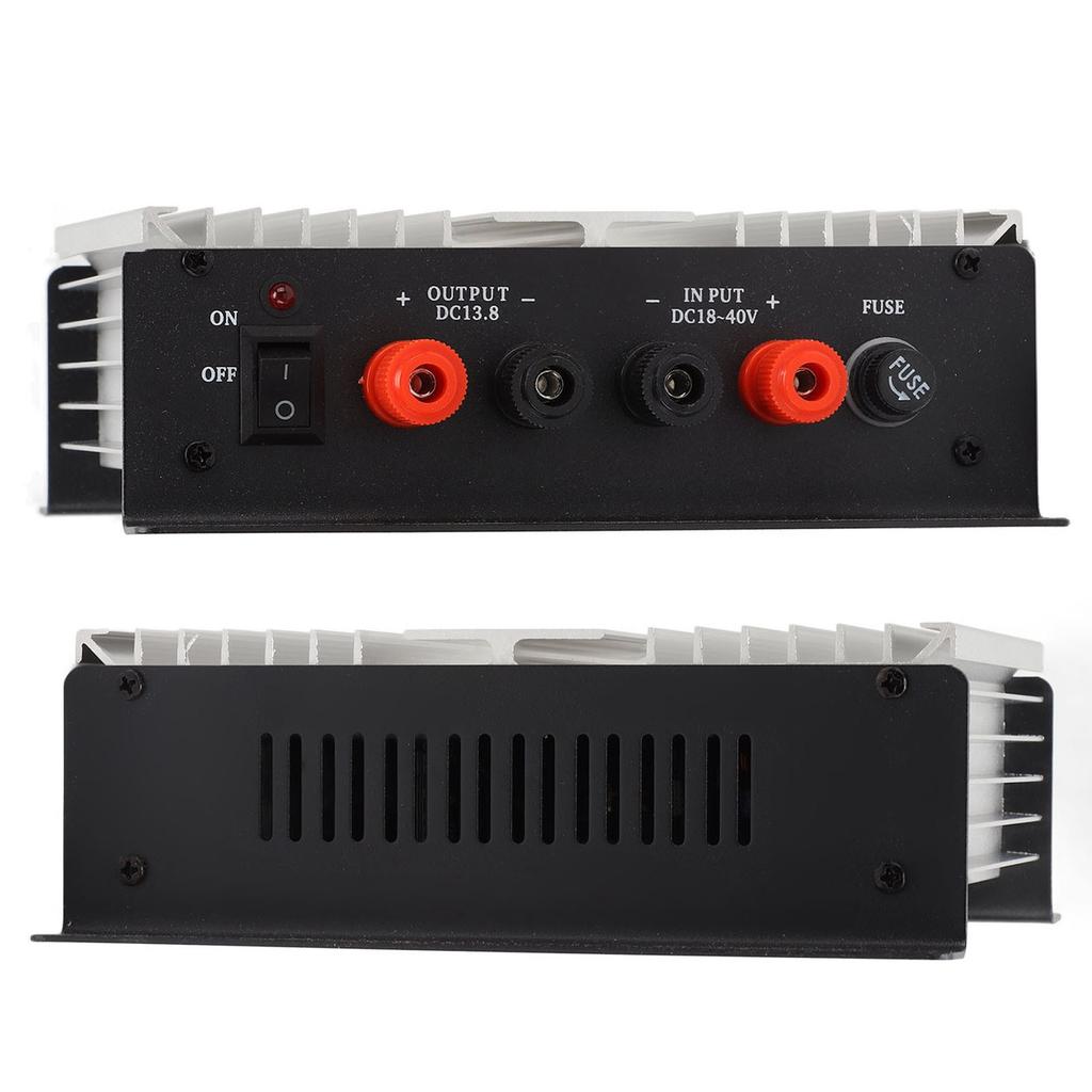 DC-Regler Spannungs-Netzteil-Wandler Wasserdichte Platine Elektronik 24V‑13.8V 25A‑40A