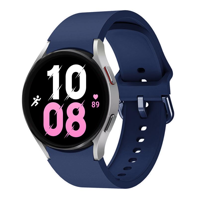 

Original Strap For Samsung Galaxy Watch 4/5/6 classic 47mm 43mm 44mm 40mm No Gaps Silicone Bracelet Galaxy Watch 5 pro 45mm band Galaxy 5 Pro 45mm